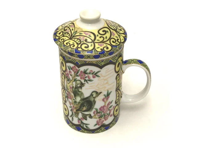 Multi-Color and Design Mug with Infuser