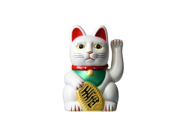 Battery Powered Waving Lucky Cat 6" - Image 2