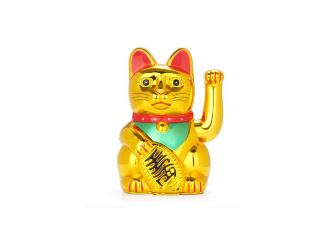 Battery Powered Waving Lucky Cat 6" - Image 3