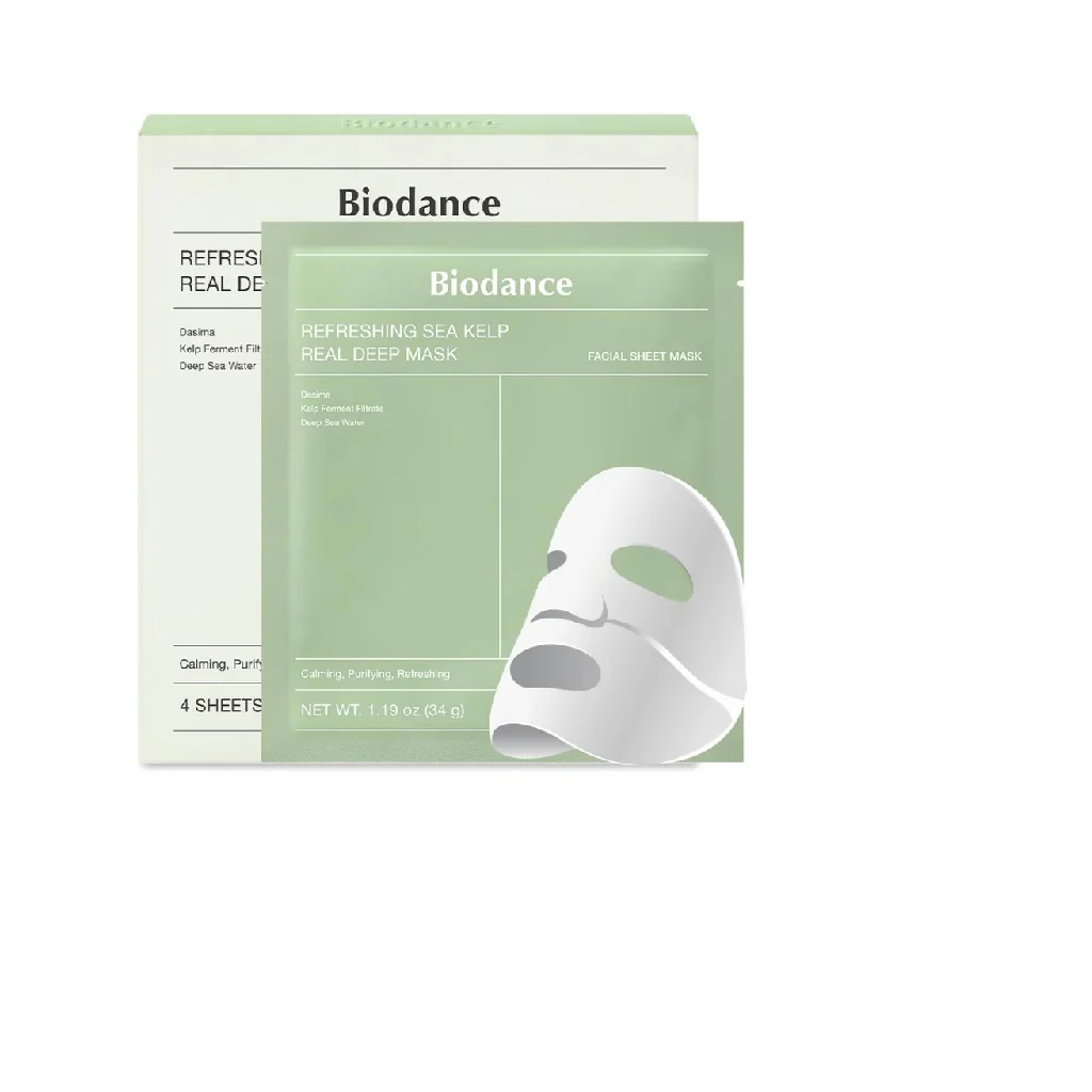 Biodance Refreshing Sea Kelp Real Deep Mask (1 Box of 4 Masks) - Image 2