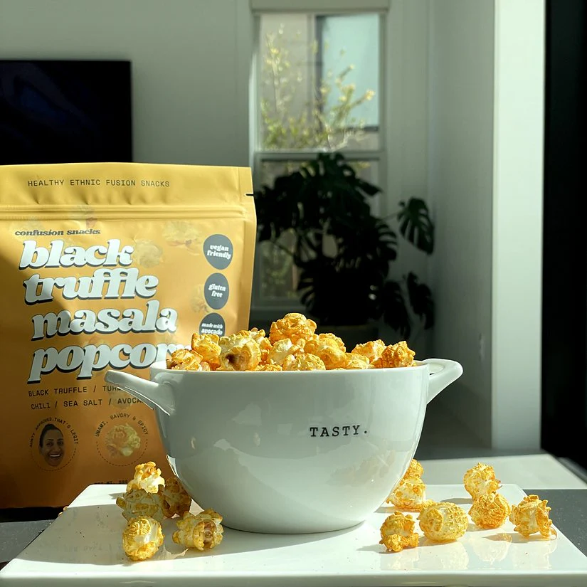 Confusion Snacks Black Truffle Masala Popcorn