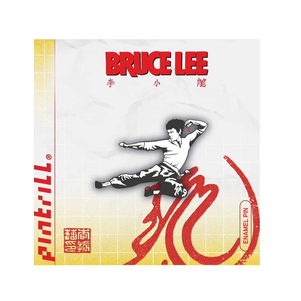 Bruce Lee Big Boss Flying Kick Pin