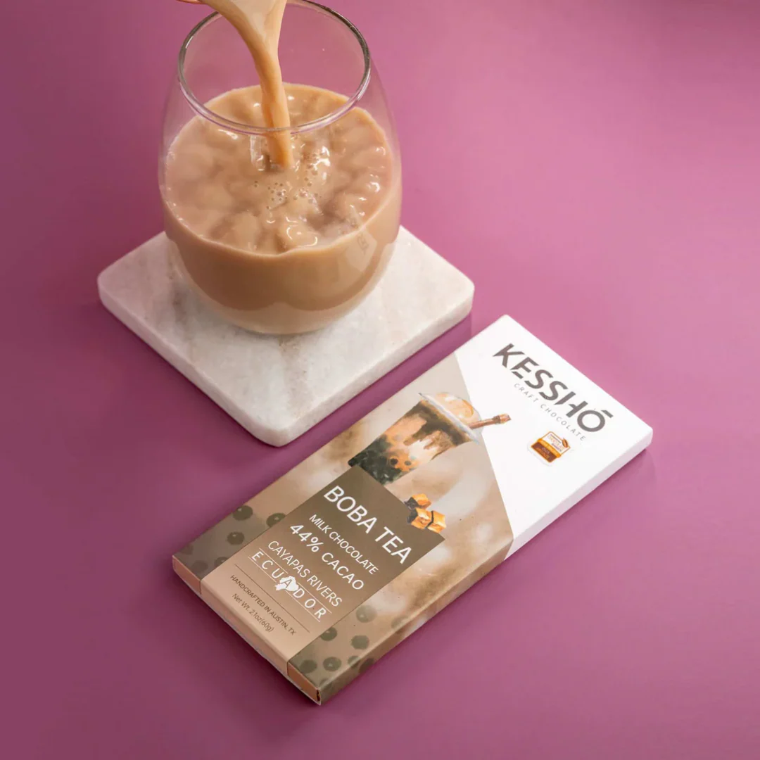 KESSHŌ Boba Tea 44% Milk Chocolate Bar