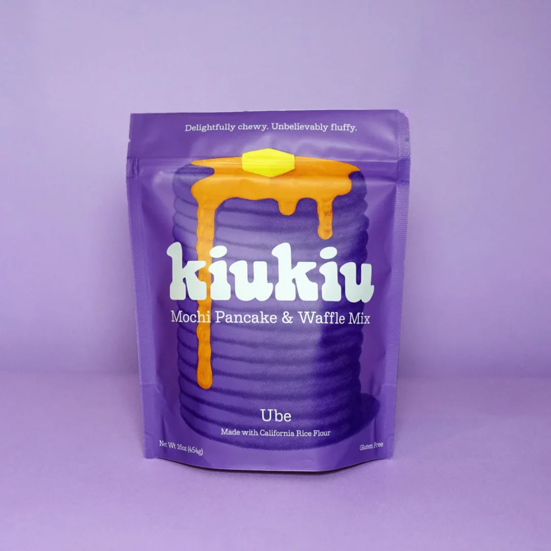 KiuKiu Mochi Pancake & Waffle Mix - Ube