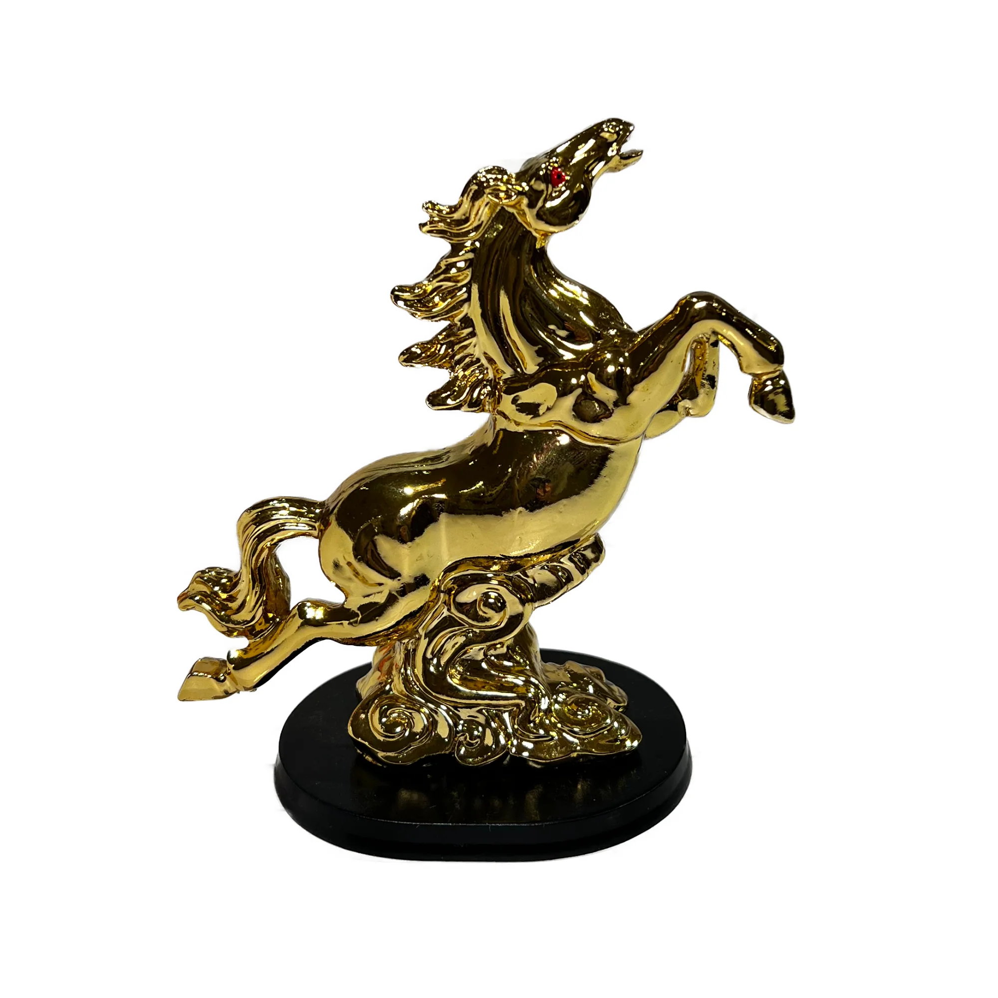 Lucky Jumping Horse - Gold (9.5 Inches)