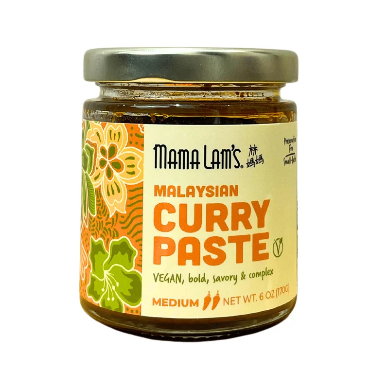 Mama Lam's Malaysian Curry Paste - Vegan (Medium)