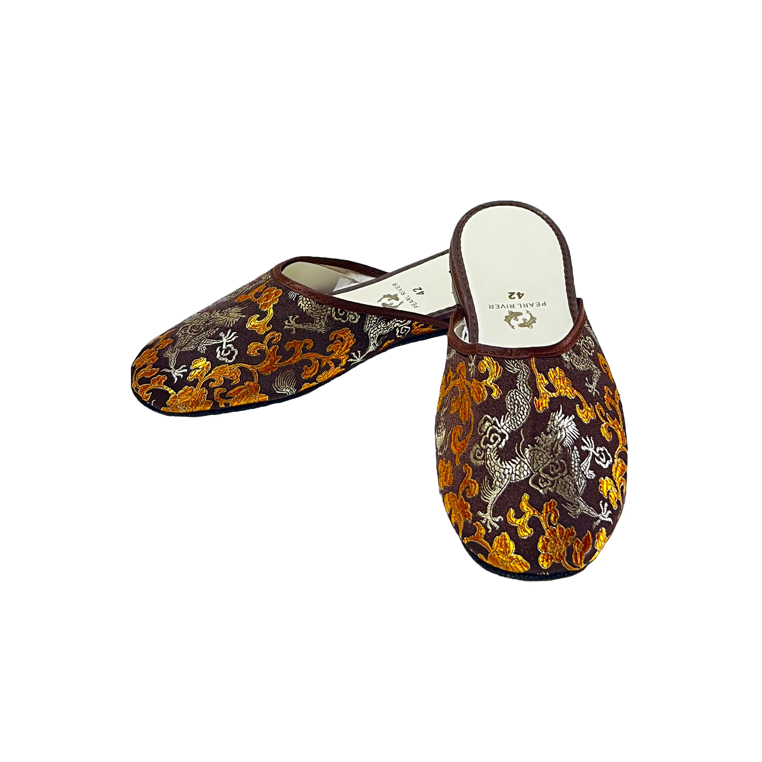 Men's Dragon Brocade Slippers (Assorted Colors) - Image 2