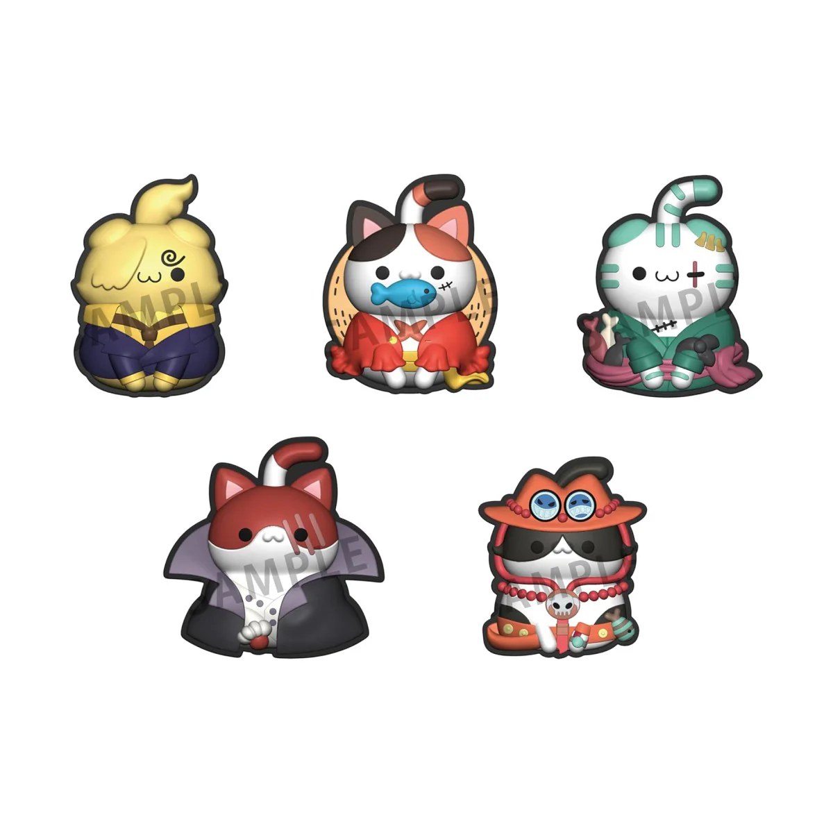 Nyan Piece Nyan! Rubber Clip Blind Box