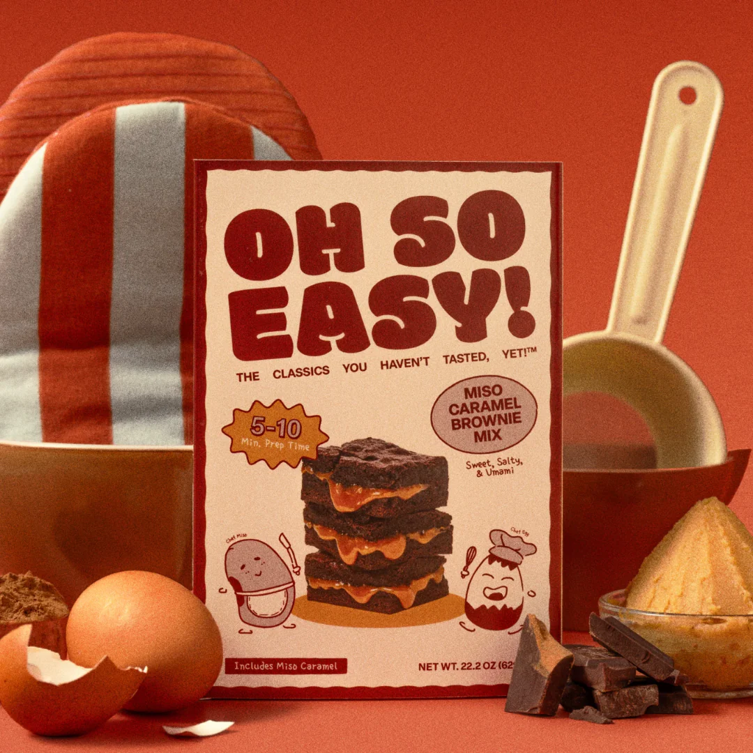 Oh So Easy! Miso Caramel Brownie Mix
