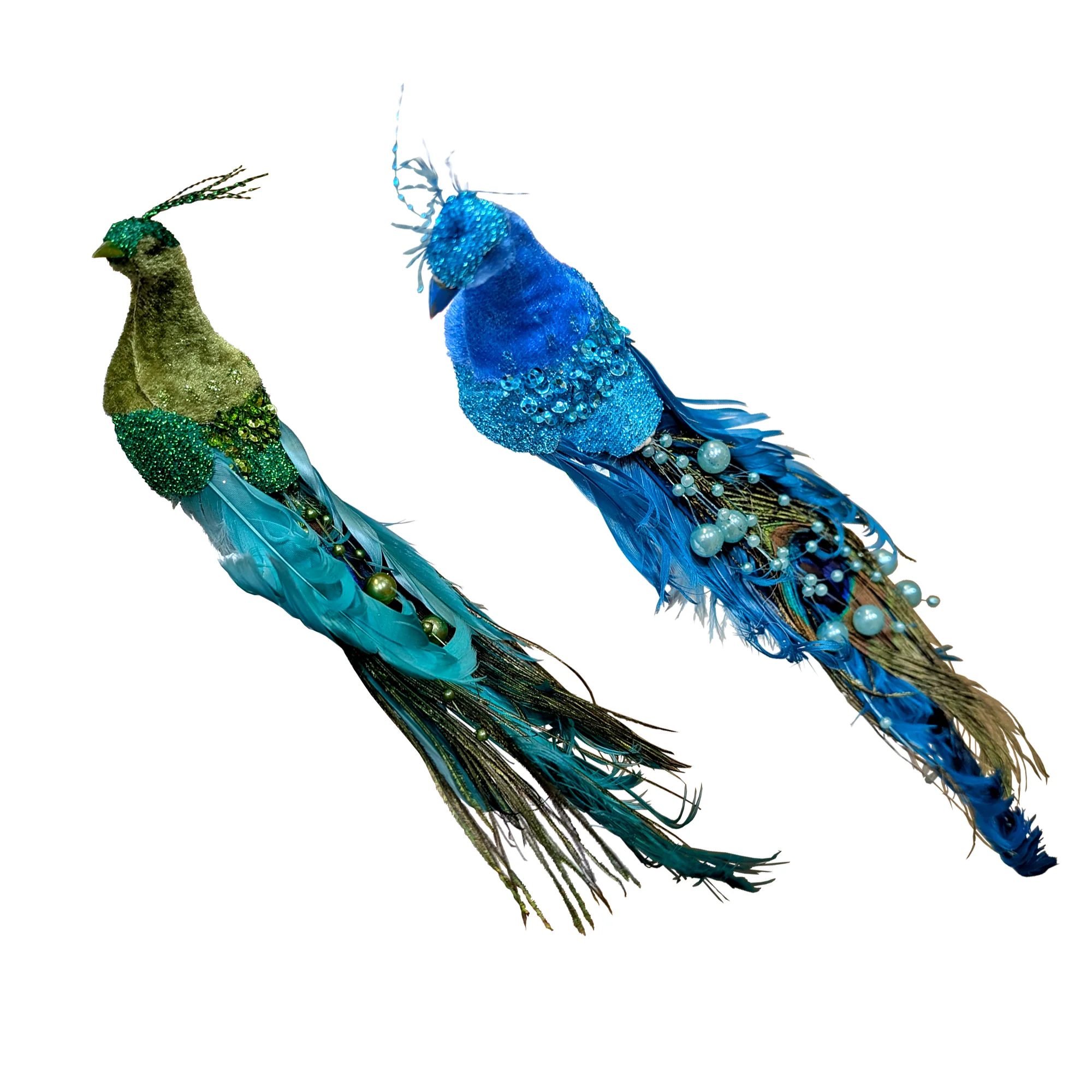 Peacock Clip-On Ornament (2 for $5)
