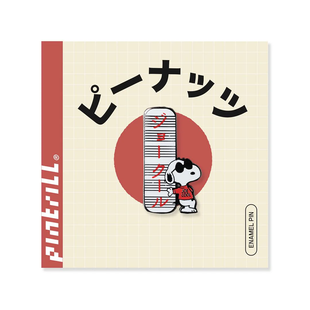 Peanuts Worldwide - Red Joe Cool Sign Pin