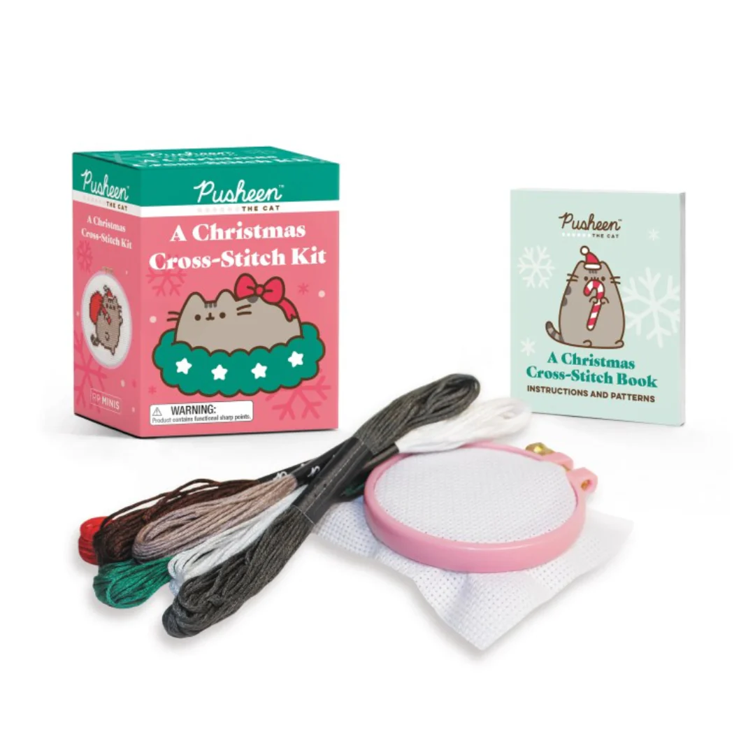 Pusheen: A Christmas Cross-Stitch Kit