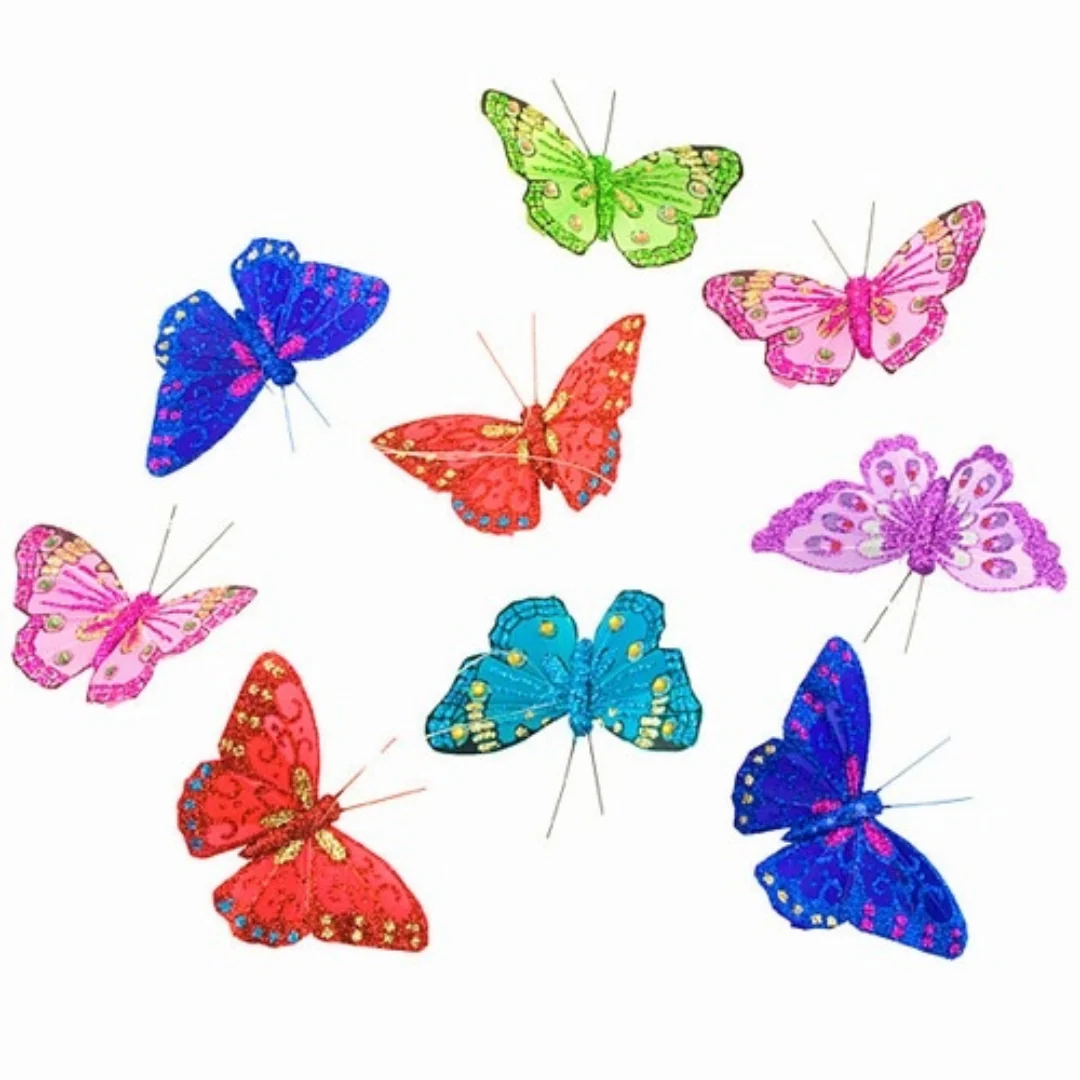 Royal Rainbow Butterfly Garland