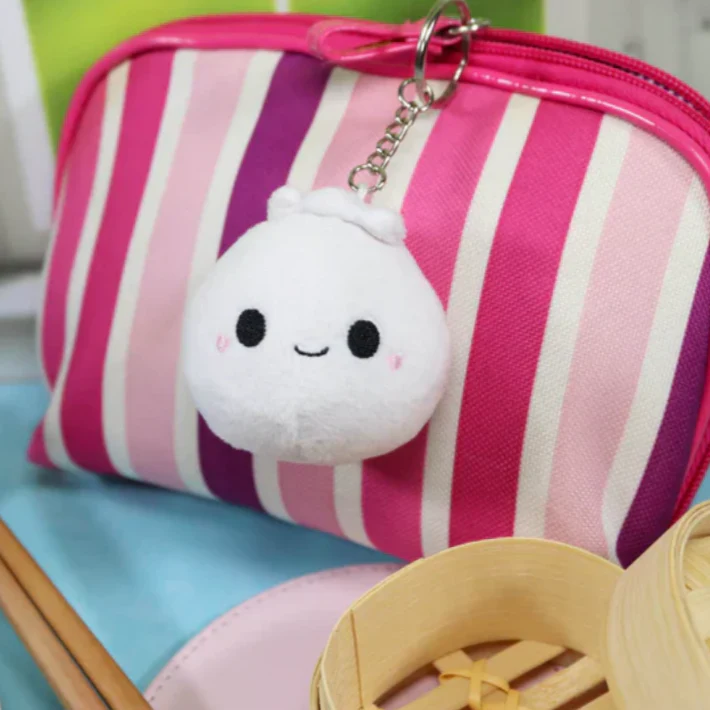 Tiny Bao Plush Keychain