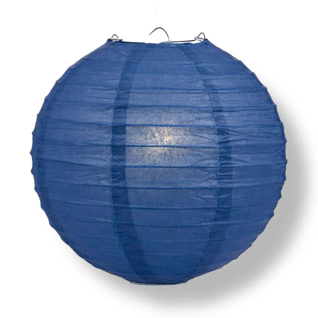 Wire Frame Spherical Paper Lantern (Color Group 3) - Image 4